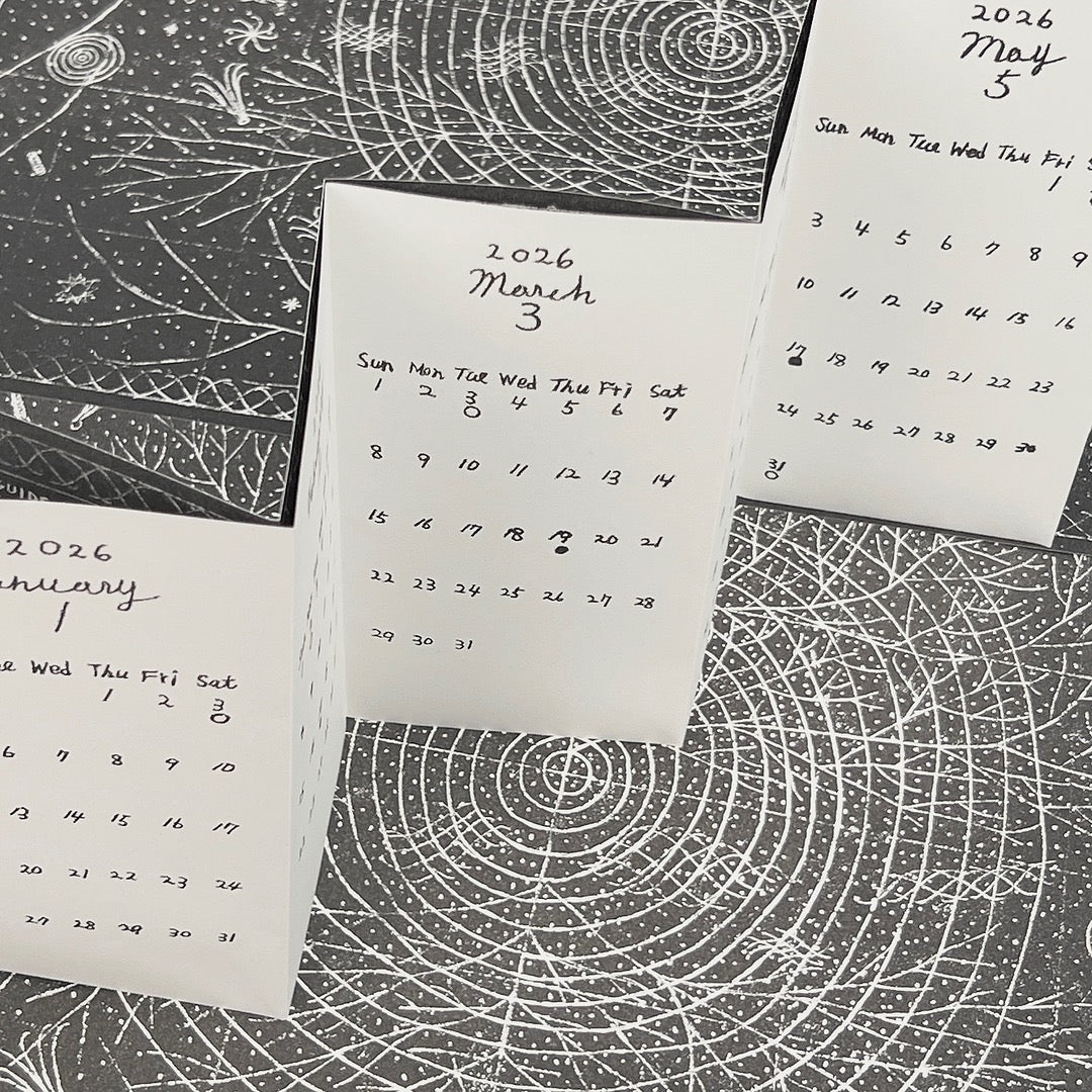 Hand Map Calendar 2026 By Sakurako Oidaira