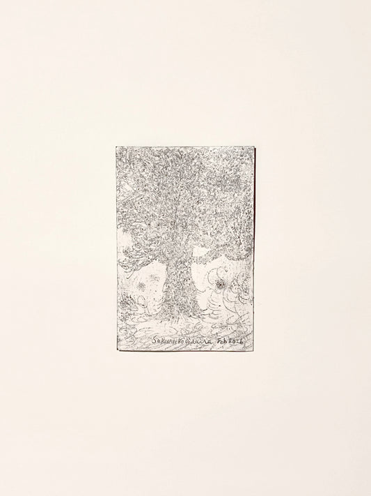 Peace piece no.1  [ Oak wood, Framed ]